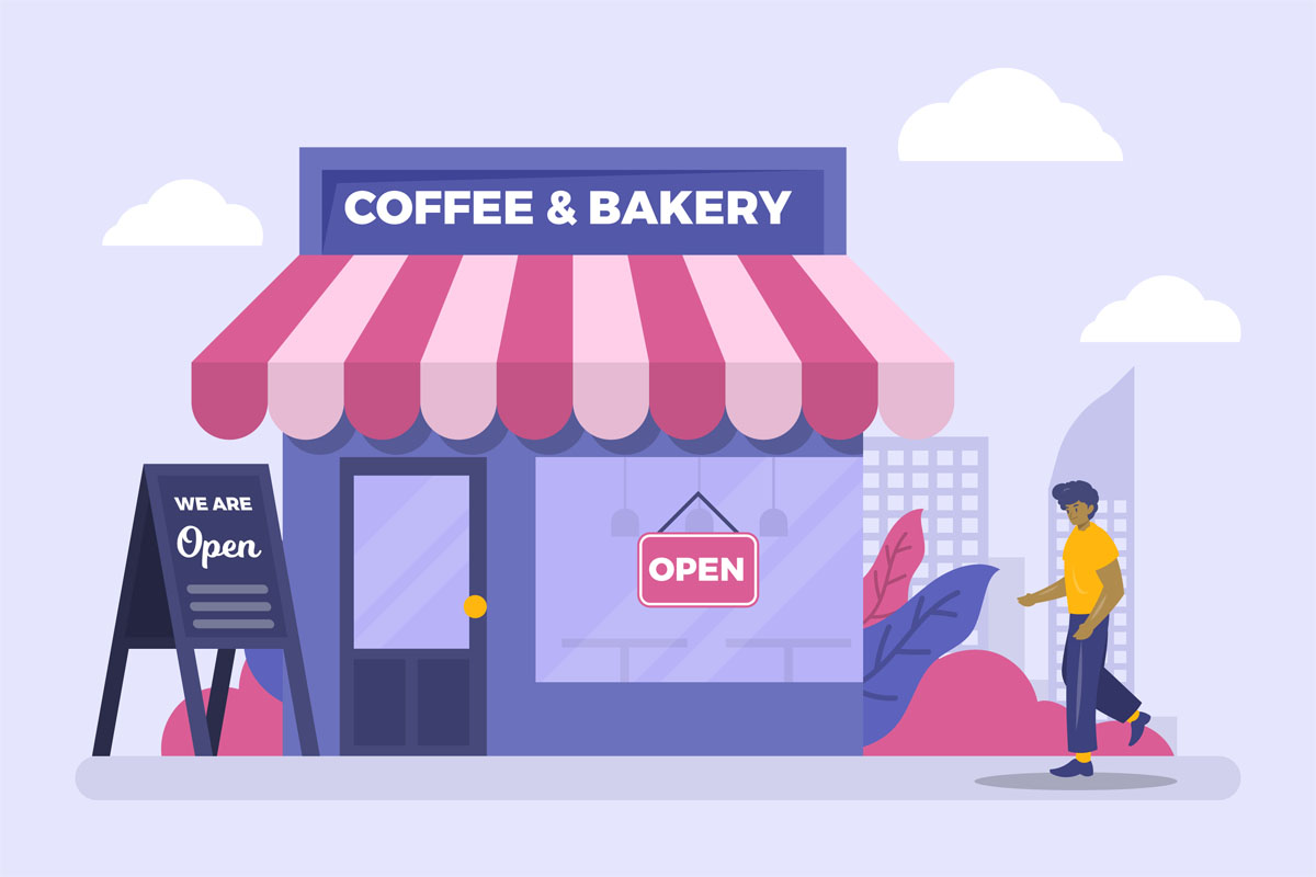 We are open shop illustration1 - banner