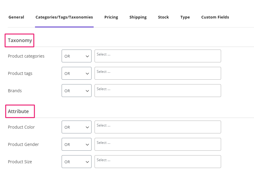 WooCommerce Bulk Product Editing Category and Attribute