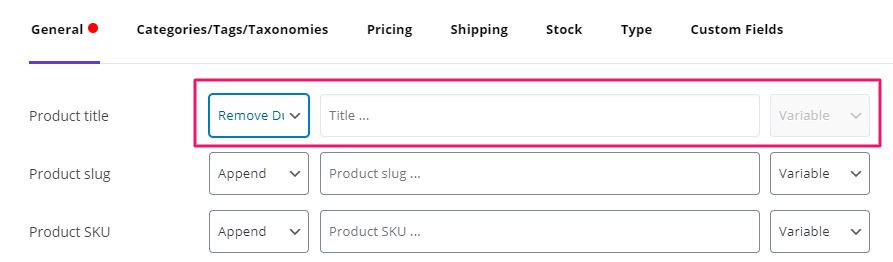 woocommerce bulk product editing remove duplicate