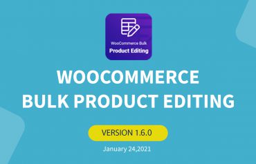 WooCommerce product bulk edit update to version 1.6.0 - banner