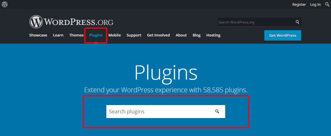 Find your desired plugin from WordPress plugin directory