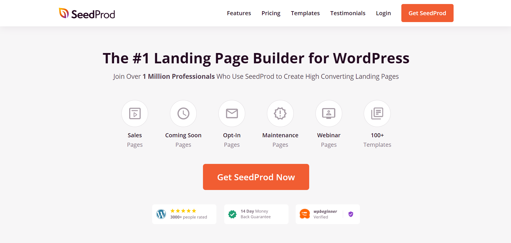 SeedProd is the Best landing page builder plugin