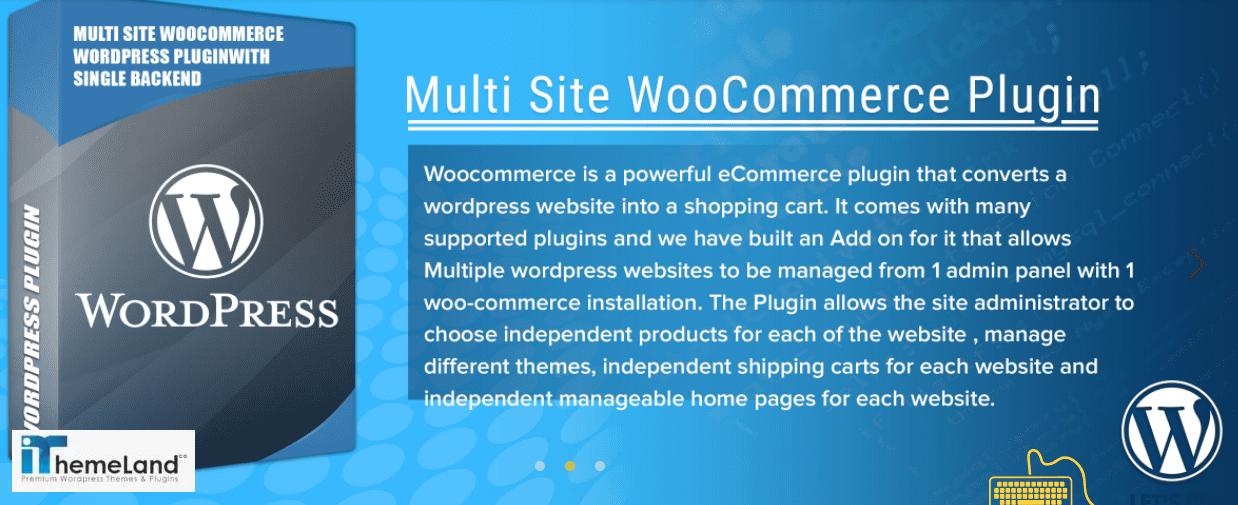 WordPress Multisite Plugin for WooCommerce