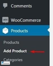 add product in woocommerce