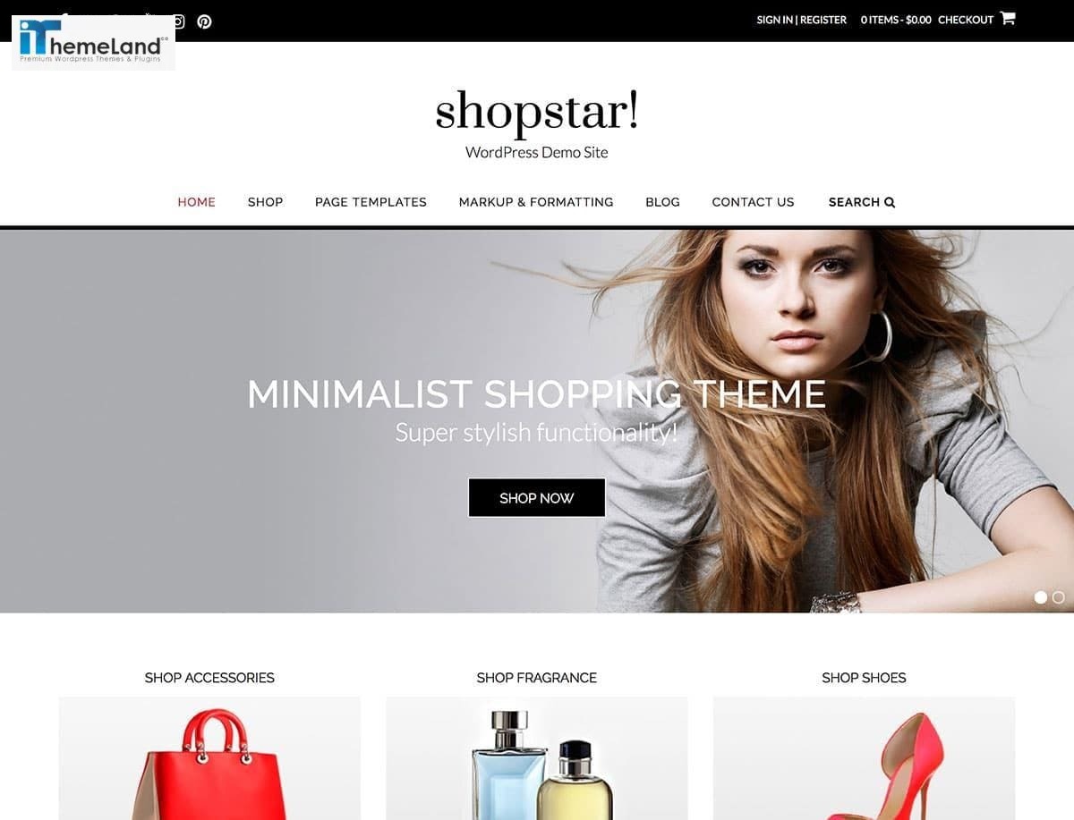 Shopstar woocommerce theme