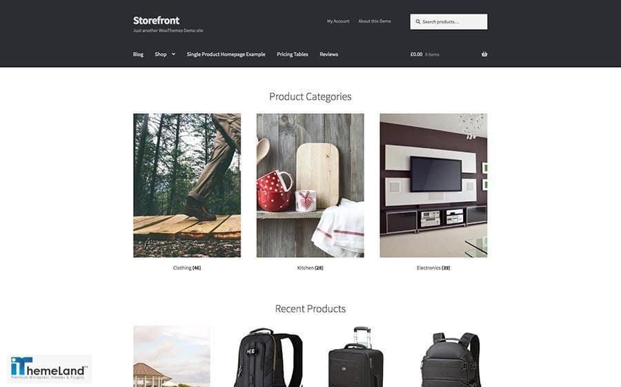 Storefront Free WooCommerce Theme