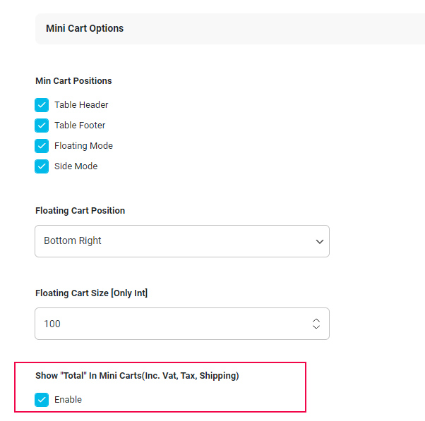 woocommerce product table add cart total