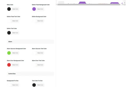 woo product table template manager