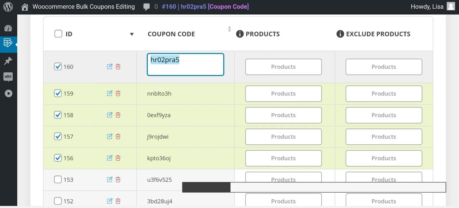 woocommerce bulk generate coupon code