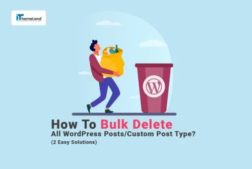 How to bulk delete all wordpress posts/custom posts and pages