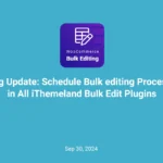 bulk edit plugin schedule feature update banner